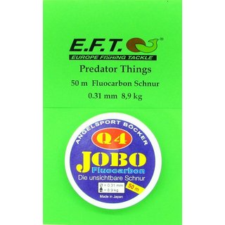 Jobo Fluorocarbon Schnur 50 m 0.31 mm  8,9 kg  50 m