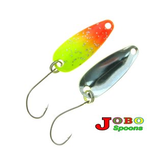 Jobo Luna Spoon 3,0 gramm Fluo Orange/Yellow/Glitter