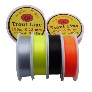 Q4 Forellenschnur 155 m Fluo Yellow 0,20 mm - 4,25 kg