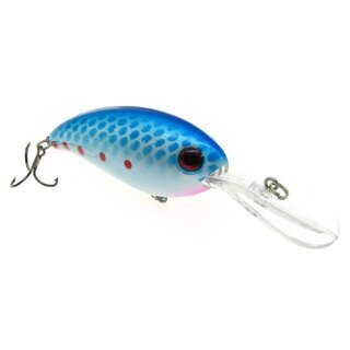 Dssg Stocky Wobbler 10 cm  16 gr. Floating Floating Blue W.Red Dots