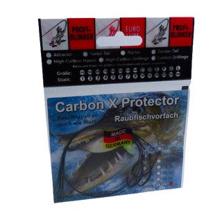 Carbon X Protector Vorfach mit Einzel Haken 5 kg. - 4