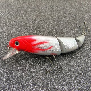 Jobo Snake Wobbler 12 cm 15 gr.  Red Head