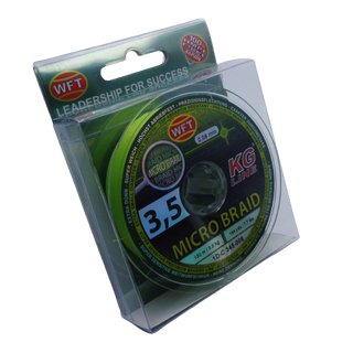 WFT Micro Braid KG Chartreuse 150 m 0,10 mm  6,0 kg