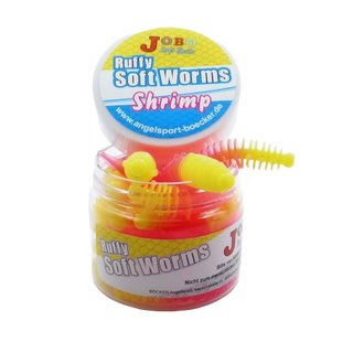 Ruffy Shrimps Trout Worms Two Colors 58 mm