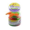Ruffy Garlic Trout Worms Two Colors 58 mm 6 pcs Orange -...