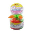 Ruffy Bubble Gum Trout Worms Two Colors 58 mm 6 pcs...