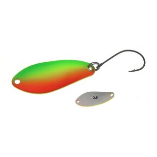 Jobo Swing UV Spoon 2,5 gr. 30 mm J. Orange - Yellow - Green White