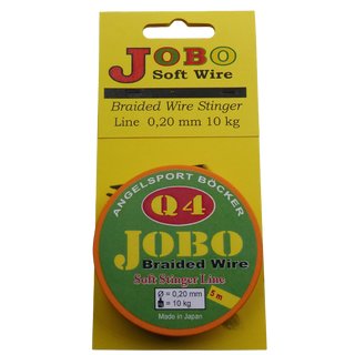 Jobo Q4 Braided Wire Stinger Line 5 m Spule 0.20 mm  10 kg