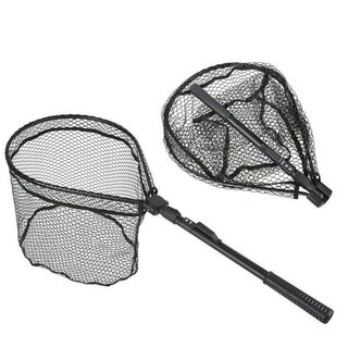 Delux Klapp Trout Rubber Net Trout Rubber 46x60x140 cm