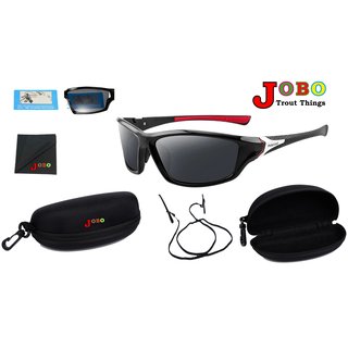 Jobo Carbon Look Polarisations Brille HD Linse UV400
