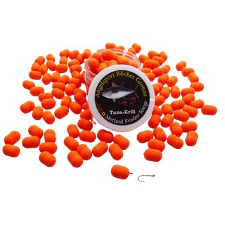 Jobo Method Feeder Dumbels / Wafters 11x7 mm  20 gr. Orange - Tuna-Krill