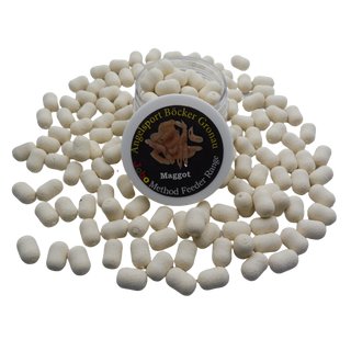 Jobo Method Feeder Dumbels / Wafters 11x7 mm  20 gr. White - Maggot