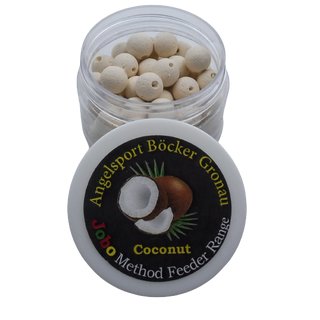 Jobo Mini Method Feeder Boilies 8 mm Wei - Coconut