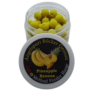 Jobo Mini Method Feeder Boilies 8 mm Yellow - Pineapple Banana