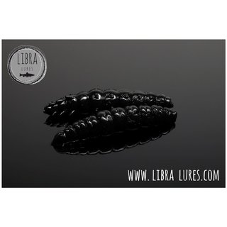 Libra Lures Larva 30mm Black K�se