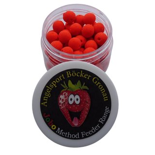 Jobo Mini Method Feeder Boilies 8 mm Red - Garlic