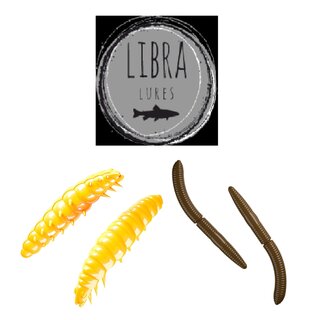 Libra Lures Larva 30mm Hot Green