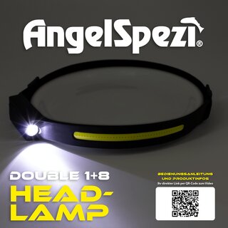 Angelspezi LED- Stirnlampe / Kopflampe