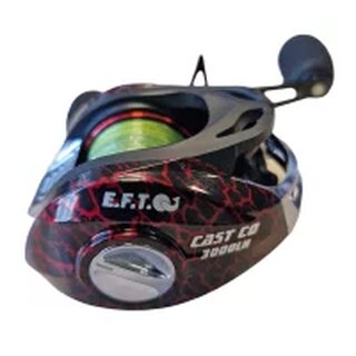 Baitcaster 0,16mm/11kg Cast CO 3000 LH mit Schnur