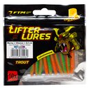 FTM Lifter Lures Wurmy Cheese 6,5 cm Hot Orange/Apple Green