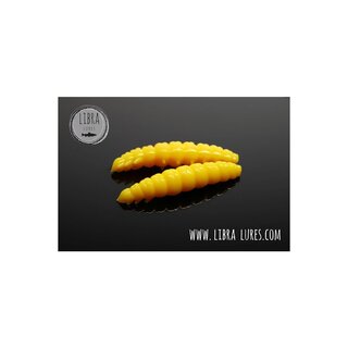 Libra Lures Fatty D�Worm 65mm Hot Yellow