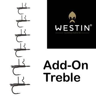 Westin Add-On Treble Drilling # 6  5pcs