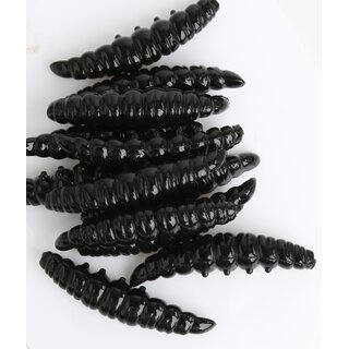 Auftriebsk�der Bienenmade 2,5cm 20Stk. Schwarz