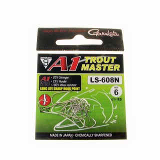 Trout Master A1 Serie LS 608 Haken Gr.6